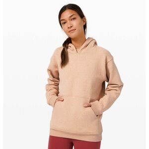 Lululemon All Yours Hoodie Fleece in Heathered Ivory Peach Size XS